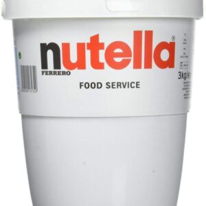 FERRERO NUTELLA 3KG CATERING FOOD SERVICE TUB CHOCOLATE HAZELNUT SPREAD BUCKET
